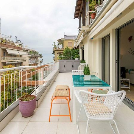 Stylish 3-Bedroom Apartment & Terrace سالونيك المظهر الخارجي الصورة